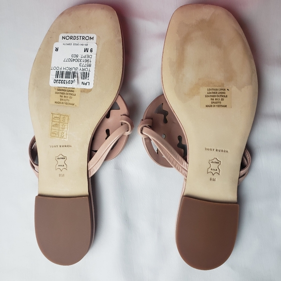 Tory burch Jeweled Meadowsweet Miller Sandals Size 9 - Picture 14 of 16